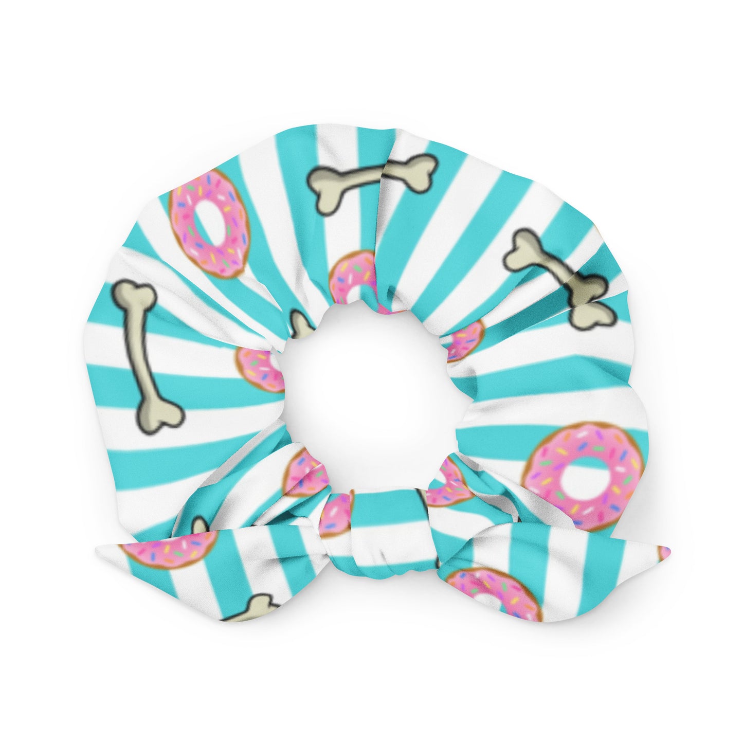 Donuts & Bones Scrunchie