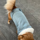 Dog Jean Fleece Jacket