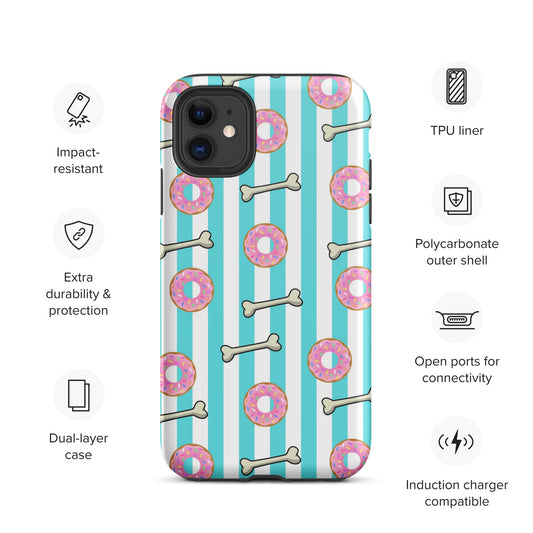 Donuts & Bones iPhone case
