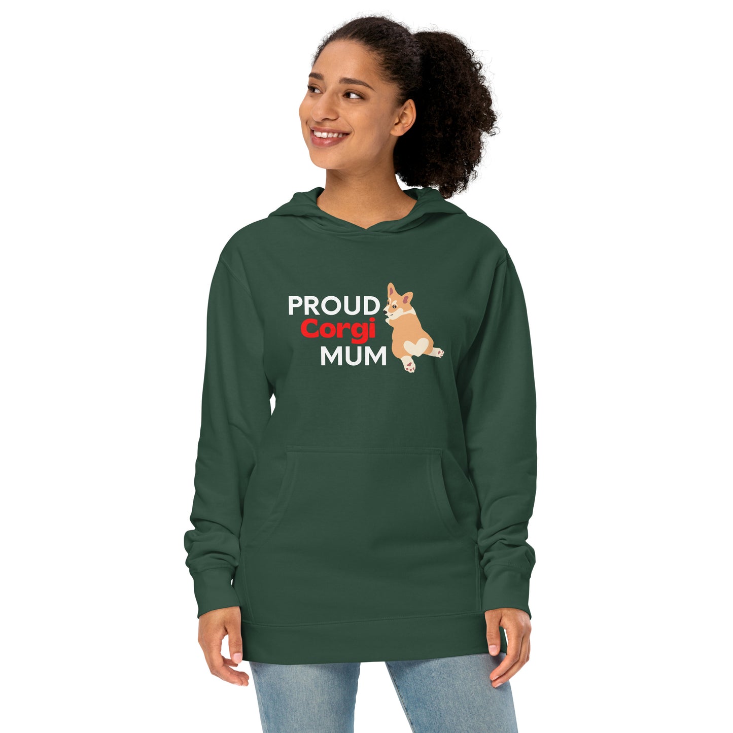 Women's hoodie 'PROUD Corgi MUM'