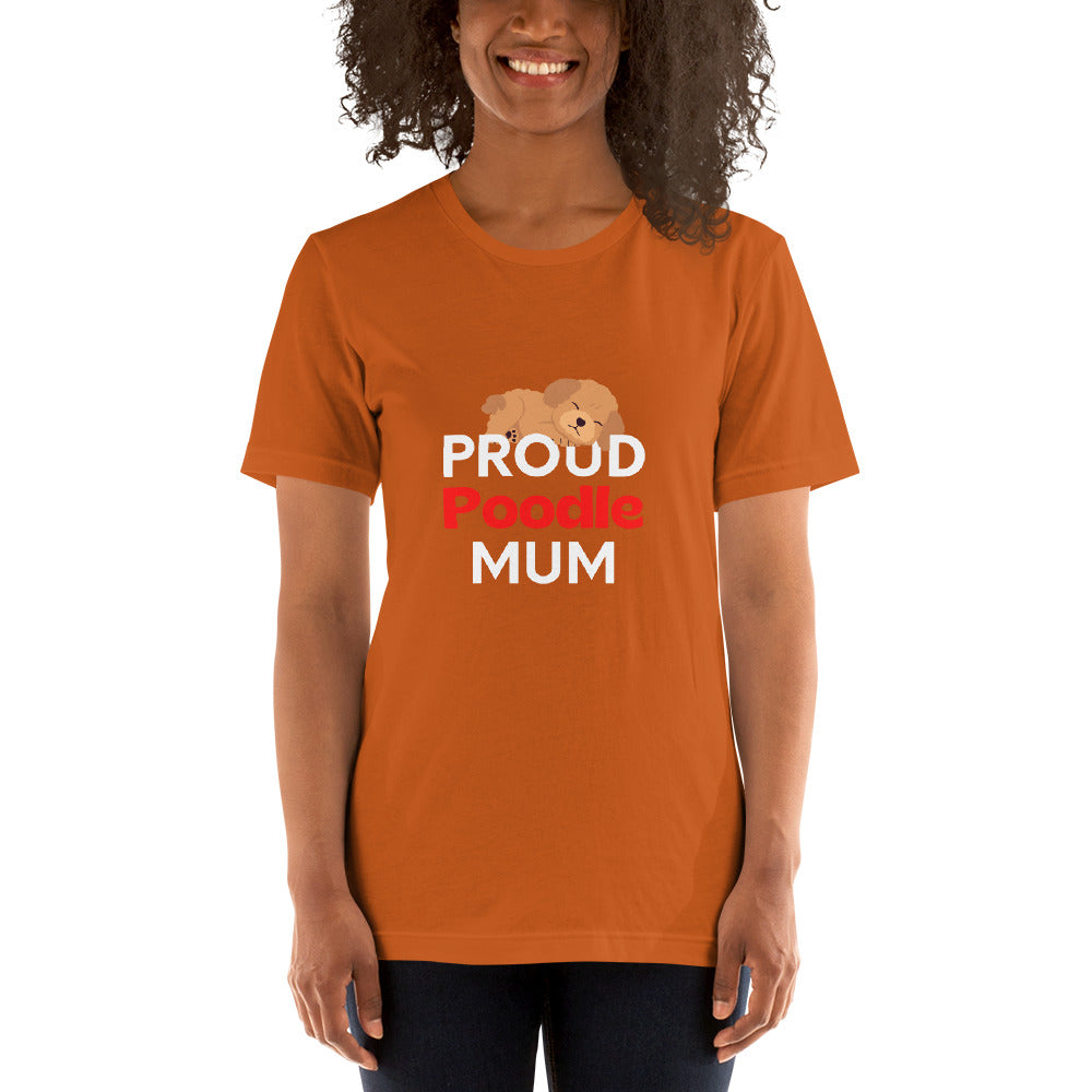 Women's t-shirt 'PROUD Poodle MUM'