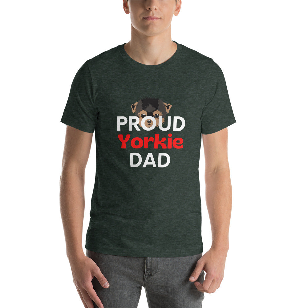 Men's t-shirt 'PROUD Yorkie DAD'