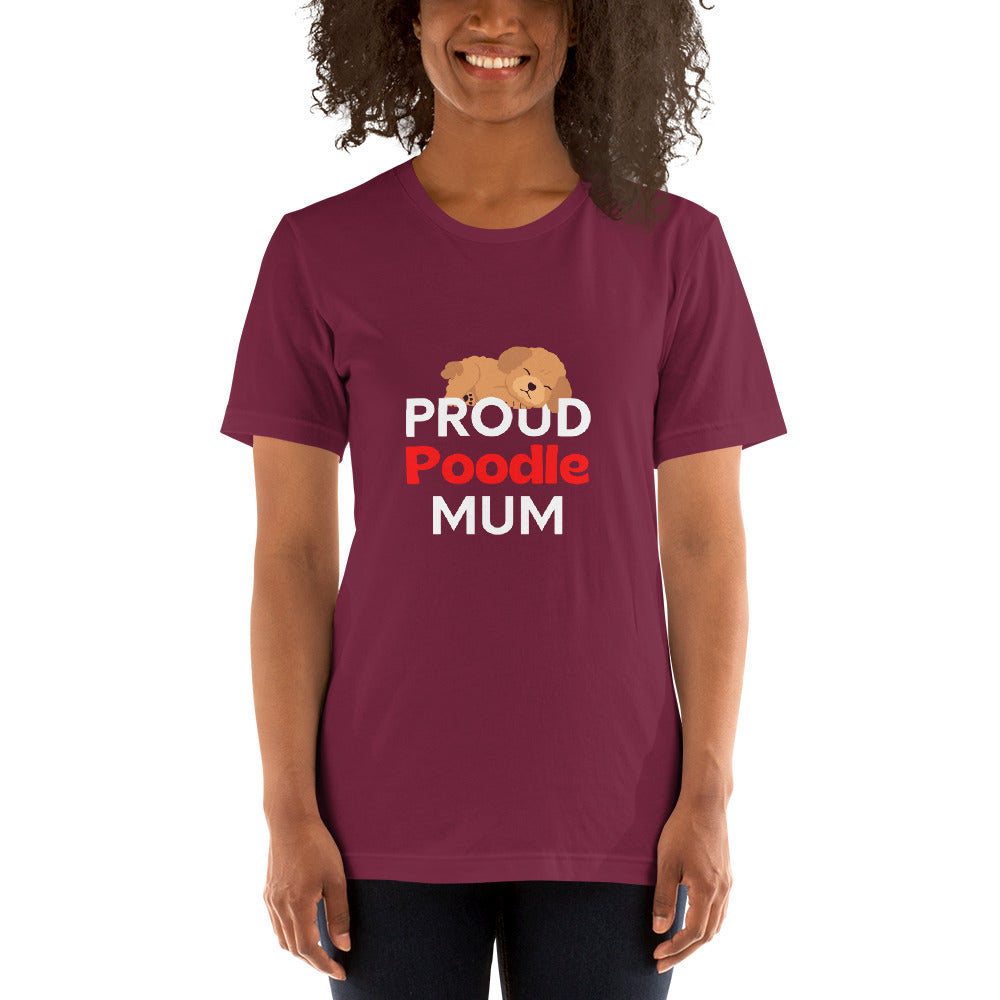 Women's t-shirt 'PROUD Poodle MUM'