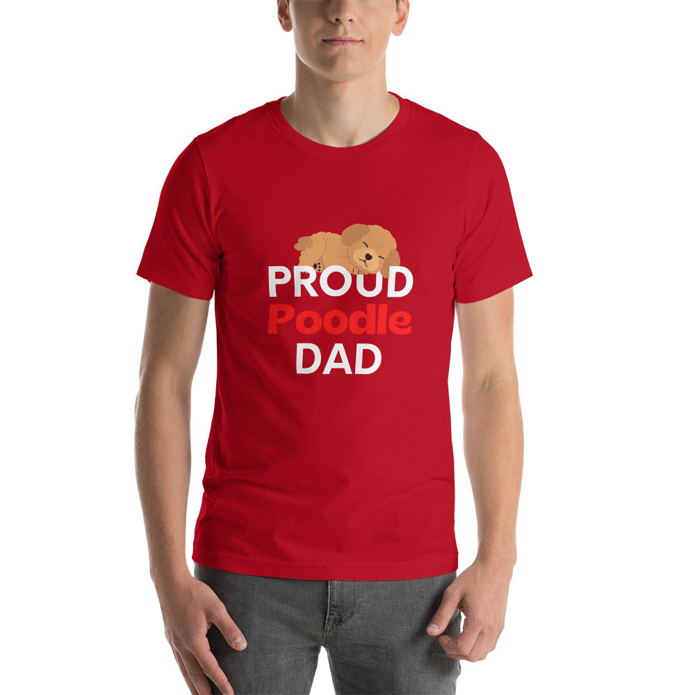 Men's t-shirt 'PROUD Poodle DAD'
