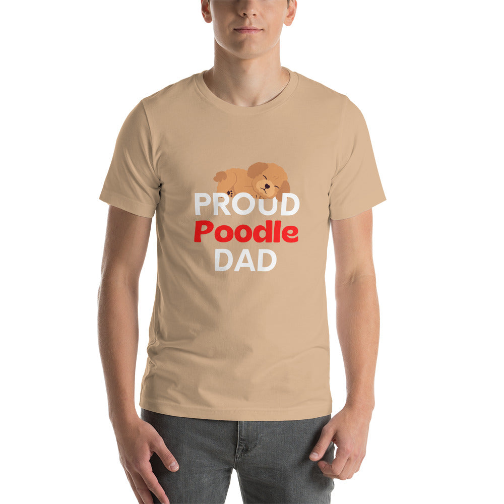Men's t-shirt 'PROUD Poodle DAD'