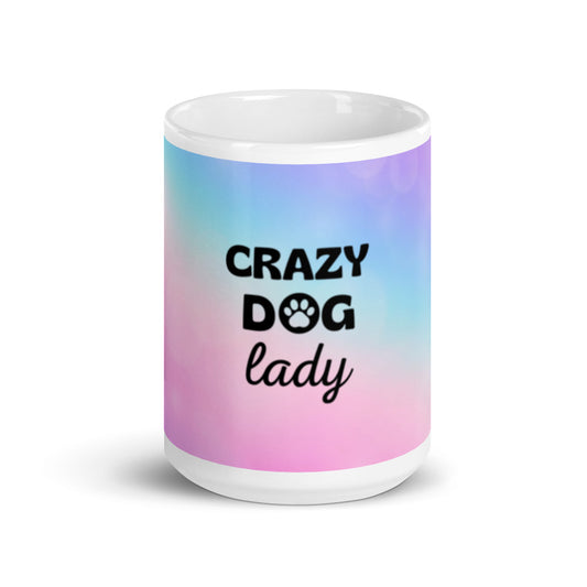 Coffee mug 'Crazy DOG lady'